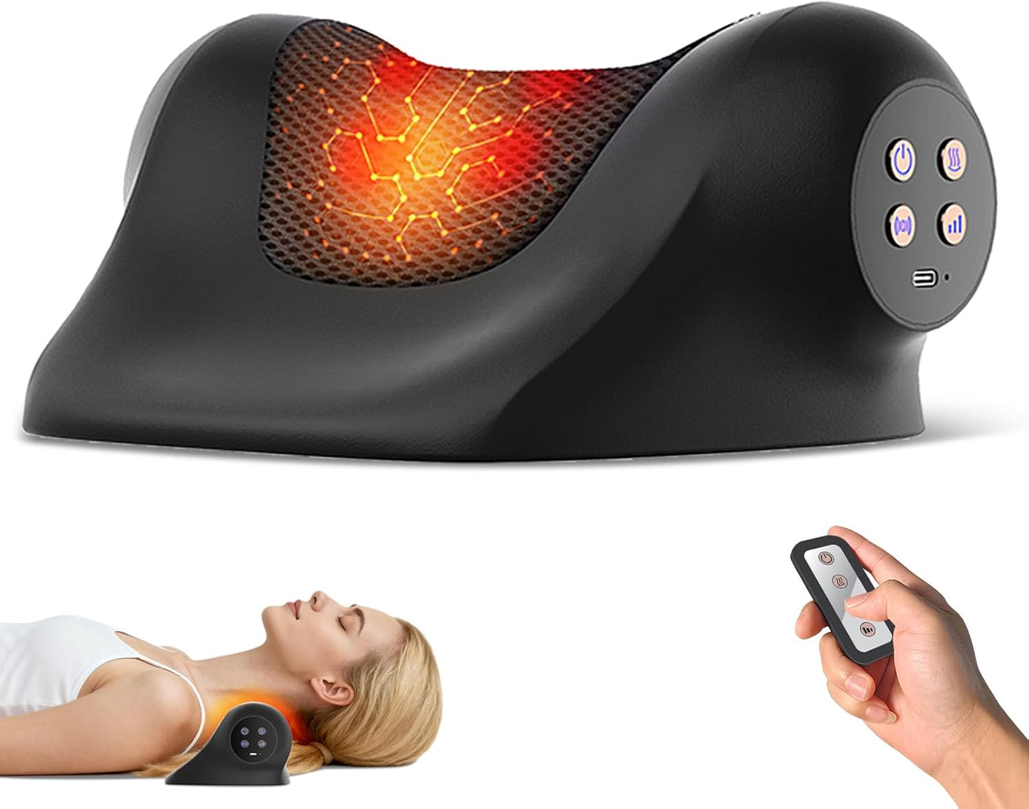 Vibration Stretching Device 🌟 – Adjustable for Stress Relief, Rechargeable & Portable 💪
