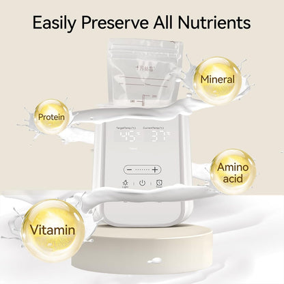 BPA-Free Baby Bottle Warmer 🌡️ – Adjustable Temperature & Safe Heating 🔥