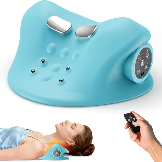 Adjustable Vibration Stretcher for Relaxation & Pain Relief 🌿 – Rechargeable & Portable 🔋