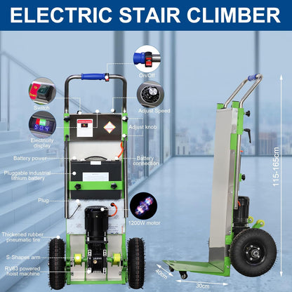 Effortless Furniture Moving with the Electric Climbing Mover 🚚💨