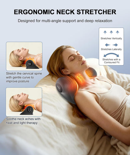 Vibration Stretching Device 🌟 – Adjustable for Stress Relief, Rechargeable & Portable 💪
