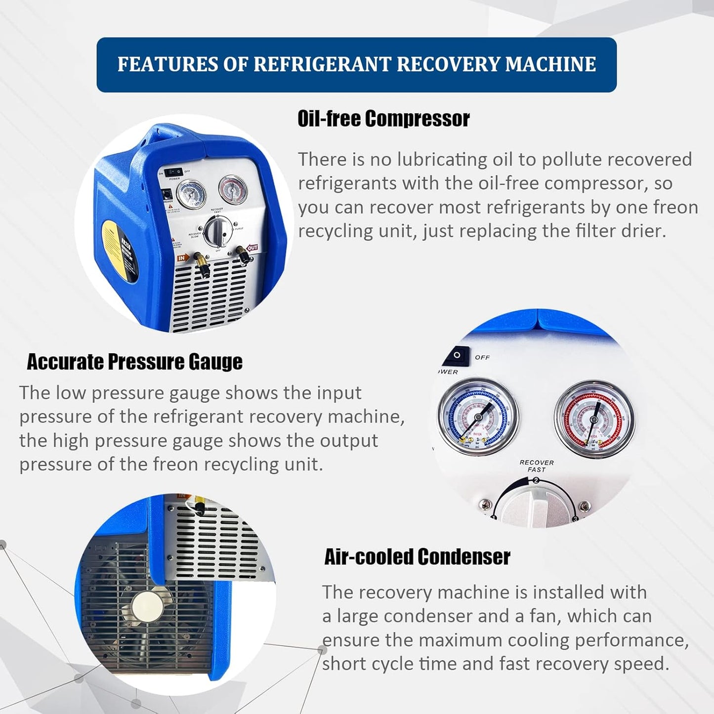 Compact Refrigerant Recovery System 🌬️ – Fast, Reliable, and Eco-Friendly for Cars & Homes 🚗🏠