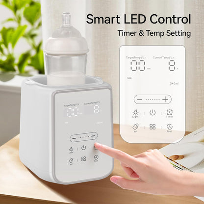 BPA-Free Baby Bottle Warmer 🌡️ – Adjustable Temperature & Safe Heating 🔥