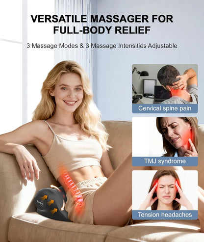Vibration Stretching Device 🌟 – Adjustable for Stress Relief, Rechargeable & Portable 💪