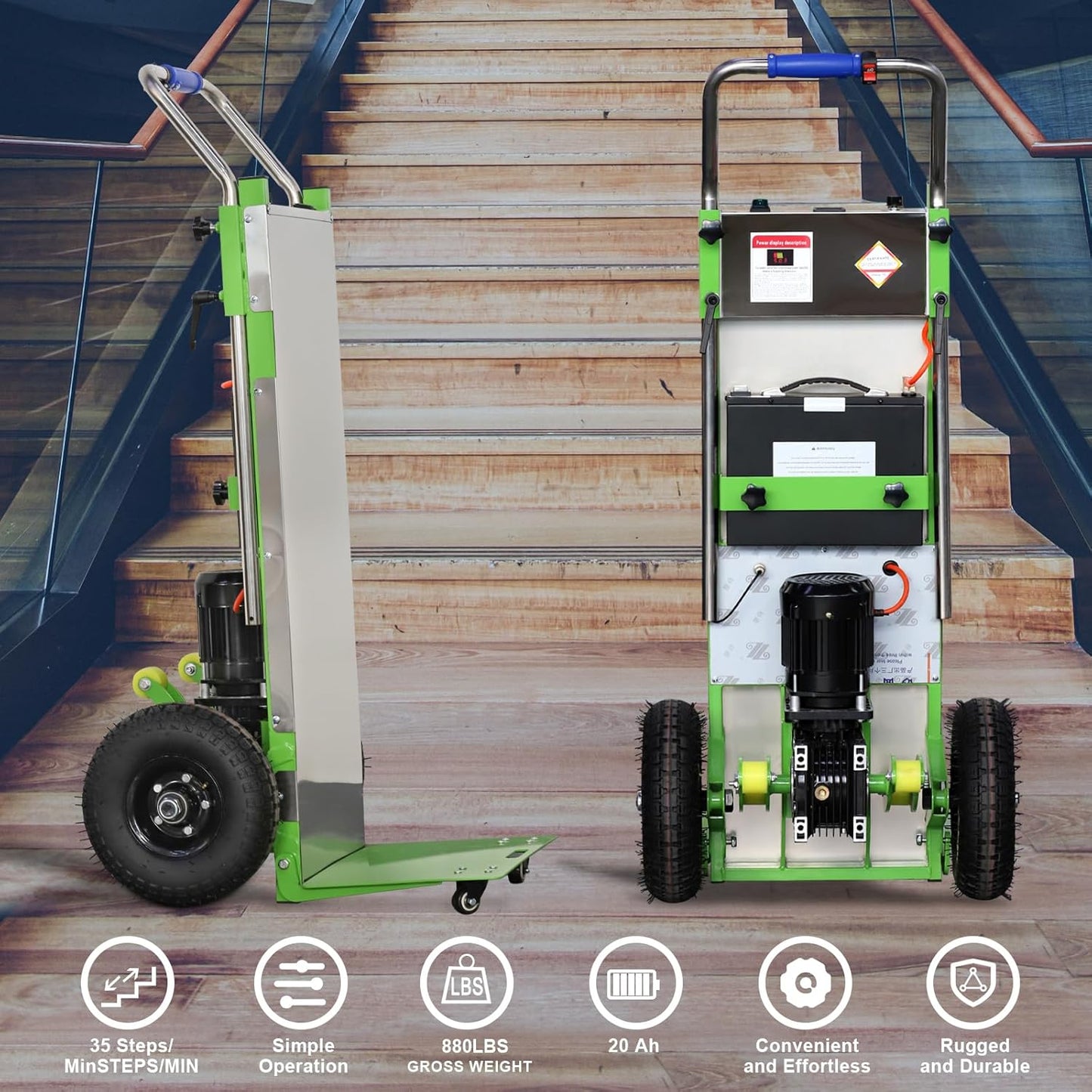 Effortless Furniture Moving with the Electric Climbing Mover 🚚💨