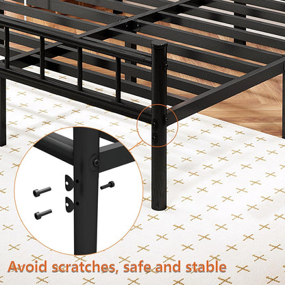 Modern Platform Bed Frame with Headboard & Footboard 🛏️✨ – Stylish, Sturdy, & Comfortable